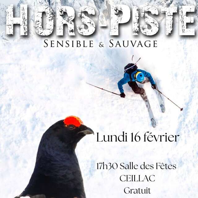 Projection film "Hors-Piste, sensible et sauvage"