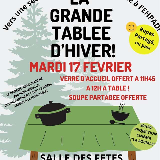 Grande tablée d'hiver