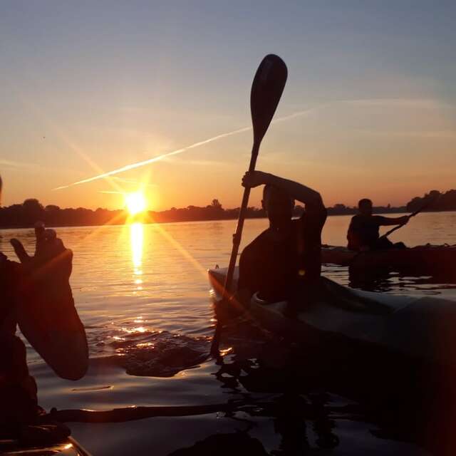 Descente de la Loire au lever du soleil