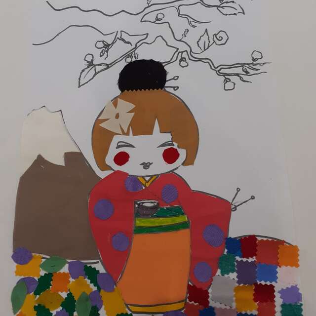 Tableau en tissus - La Légende de Xi-Ling-Shi