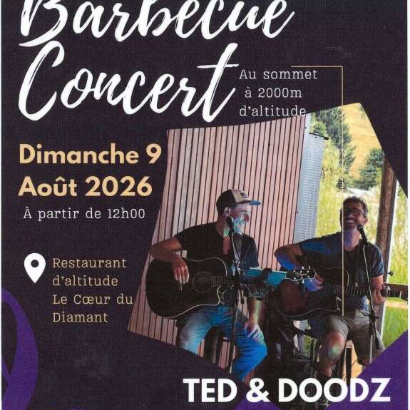 Barbecue et Concert au restaurant "Au Coeur du Diamant"