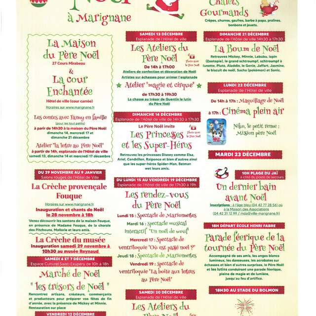 Les joies de Noël à Marignane : tout un programme !