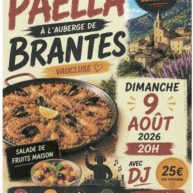 Paella-Abend – Auberge de Brantes