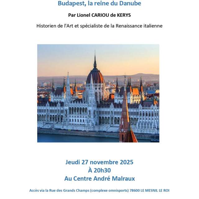 Conférence "Budapest, la reine du Danube"