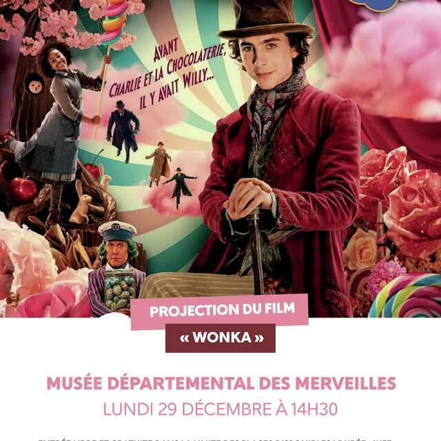 Projection du film d’animation « Wonka »