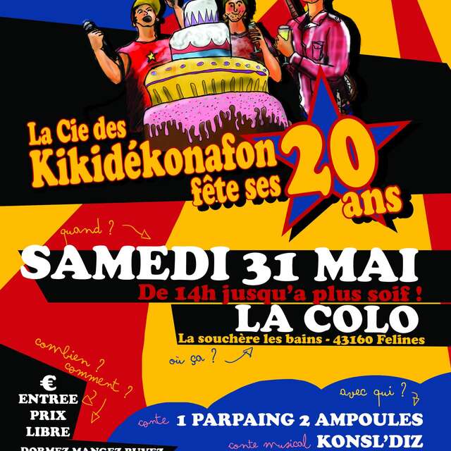 "La Cie Kikidékonafon fête ses 20 ans"