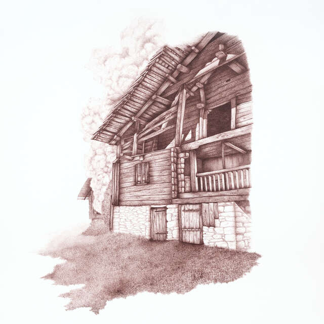 La Maison du patrimoine : exposition d'esquisses Flo des Chenets