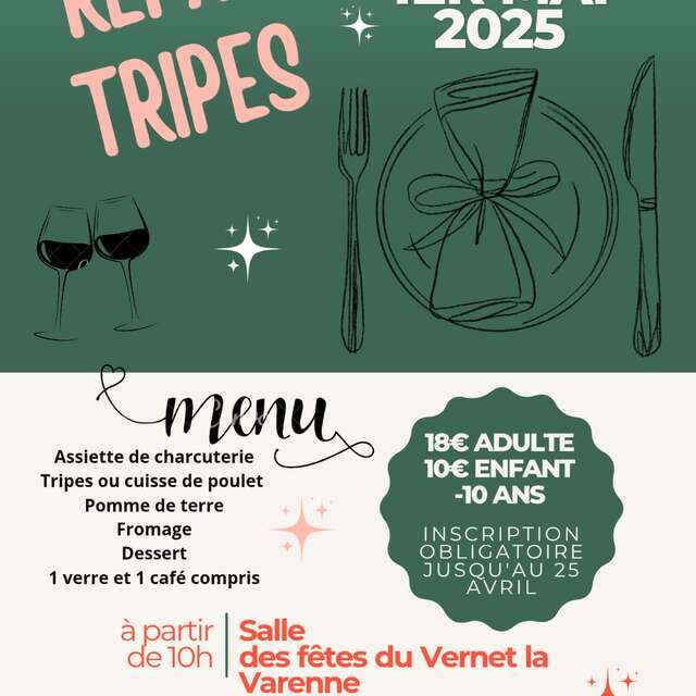 Repas tripes