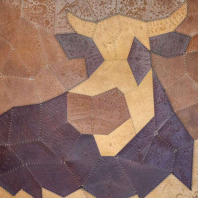Art Vache : patchwork "Peau de vache"