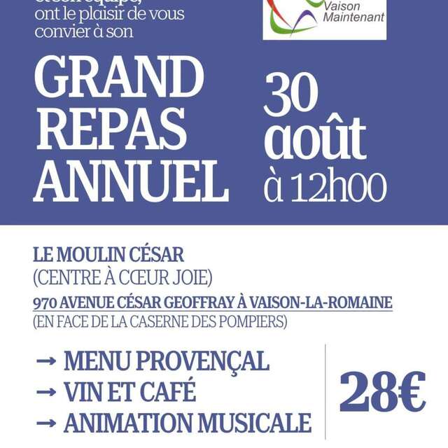 Großes Jahresessen – Vaison Jetzt