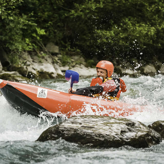Sortie Air-Boat - La rivière du Giffre en kayak gonflable