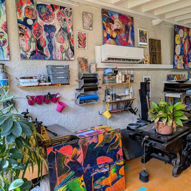 Atelier peinture et estampe