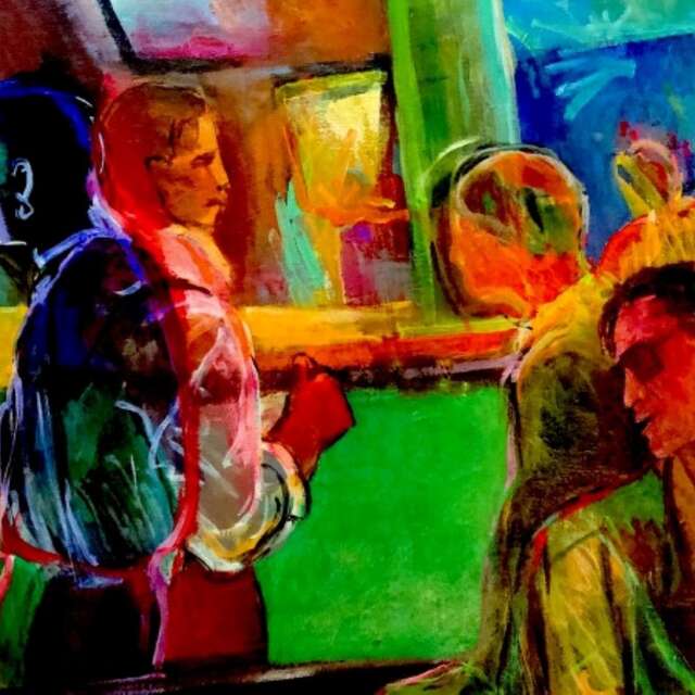 Tentoonstelling van Roger Karoubi in de Ferme des Arts