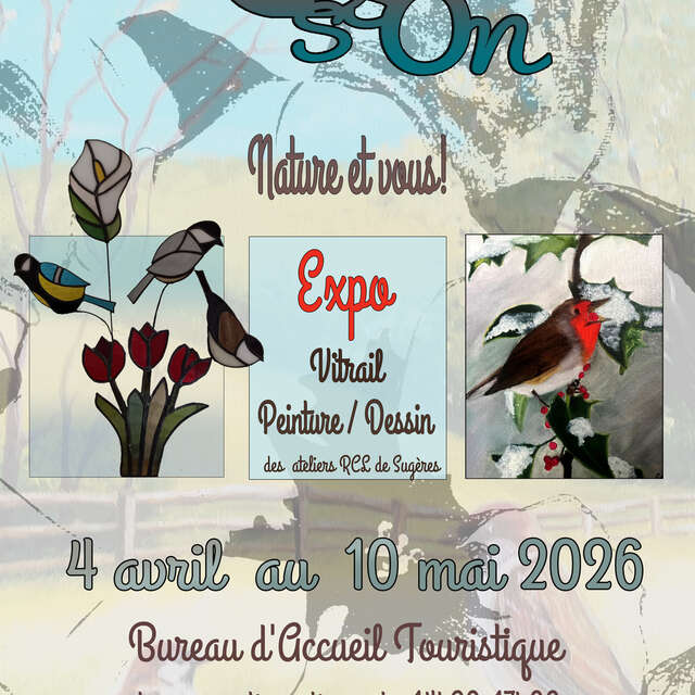 Exposition vitrail et peinture/dessin