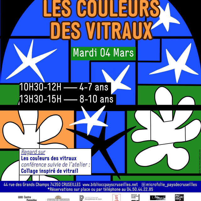 Les couleurs des vitraux - conférence/atelier