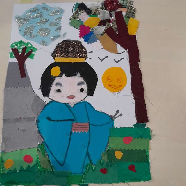 Animation tableau en tissus - La légende de Xi-Ling-Shi