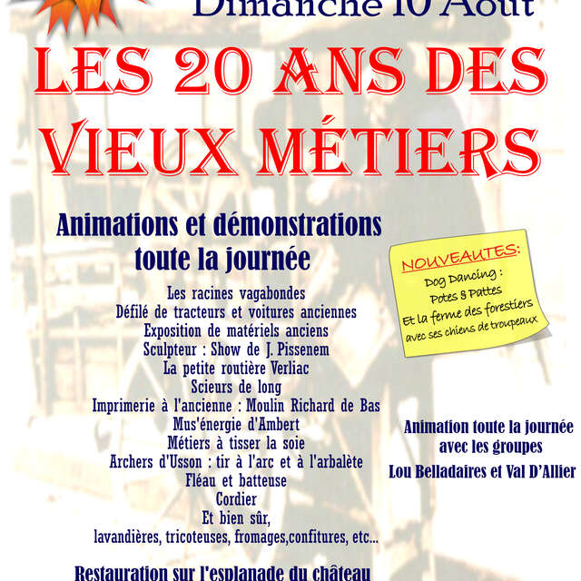 Les 20 ans de la Fête des vieux métiers