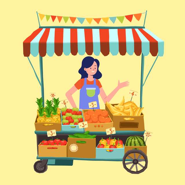 Mercato del villaggio