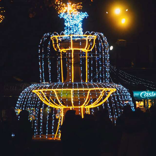 Lancement des illuminations de Noël