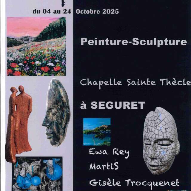 Exposition de peinture-sculpture à Séguret - Chapelle Ste Thècle