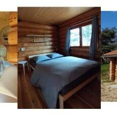 Blockhaus Nr. 3 "Pic Pelé" auf dem kommunalen Campinplatz des Weilers "La Roche"