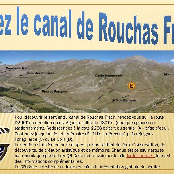 Découverte du Canal de Rouchas Frach