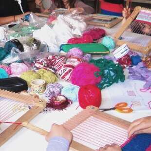Atelier enfant tissage