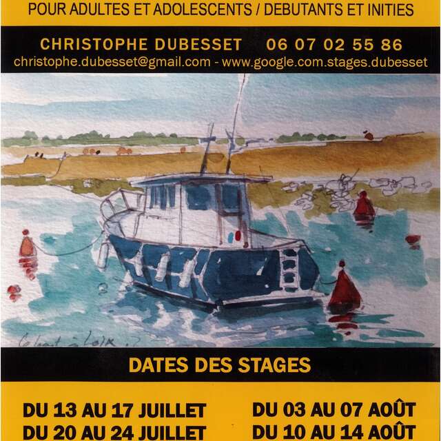 Stage Aquarelle - Île de Ré