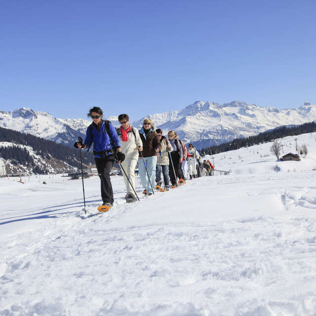 Snowshoeing itinerary - Mont Bisanne
