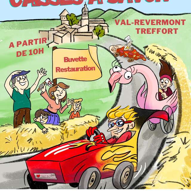 Course folklorique de caisses à savon