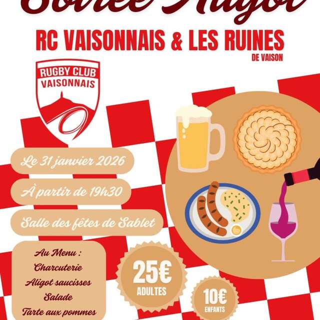 Repas Rugby avec les Ruines de Vaison