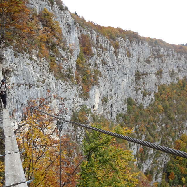 Via ferrata de La Grotte à Carret