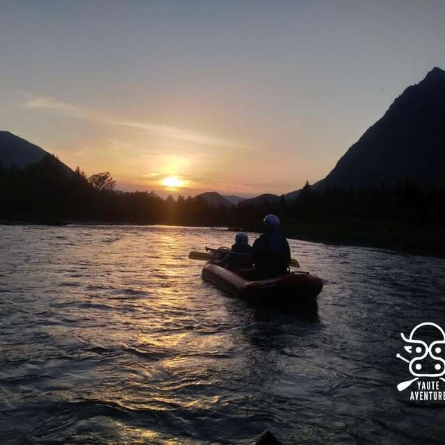 Evening rafting experience + meal