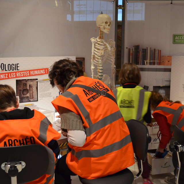 Visite guidée en famille de l'exposition Archéo !