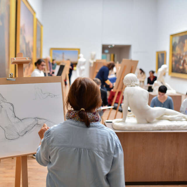 Nuit du modèle vivant au musée des Beaux-Arts
