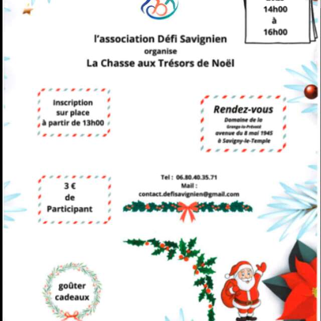 Chasse aux trésors de Noël