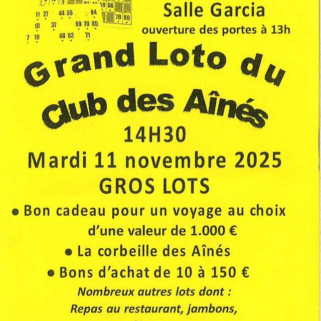 Großes Lotto des Seniorenclubs