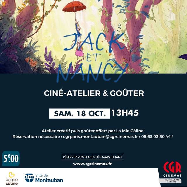 Ciné-atelier et goûter - JACK ET NANCY - LES PLUS BELLES HISTOIRES DE QUENTIN BLAKE