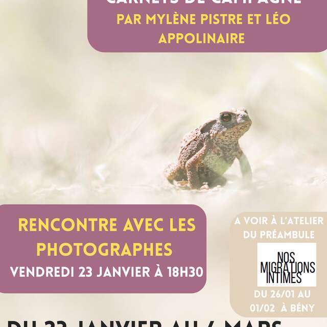 Exposition photo "Carnets de campagne"
