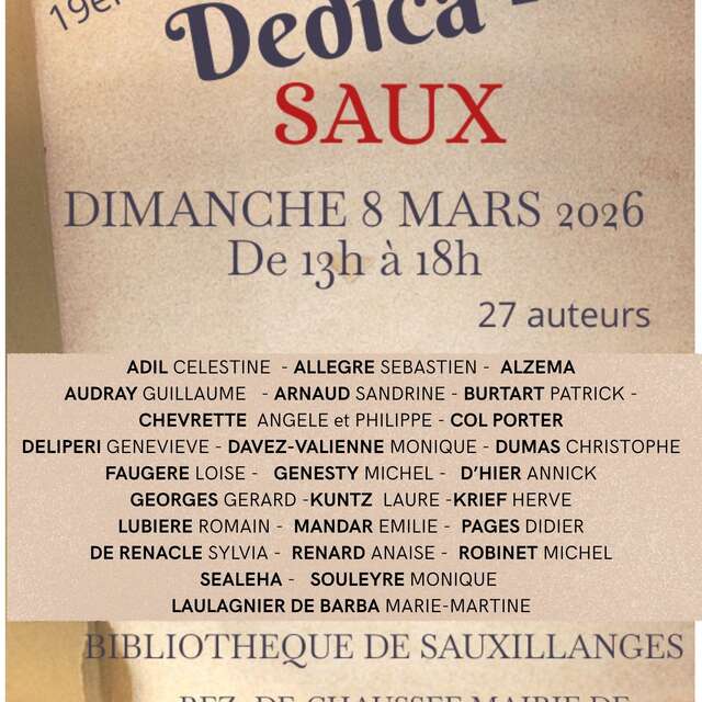 Salon du livre "Dedicasaux"