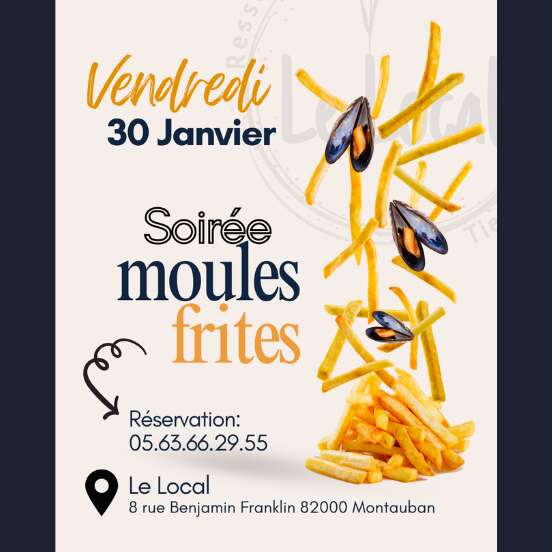 Mussels and fries night