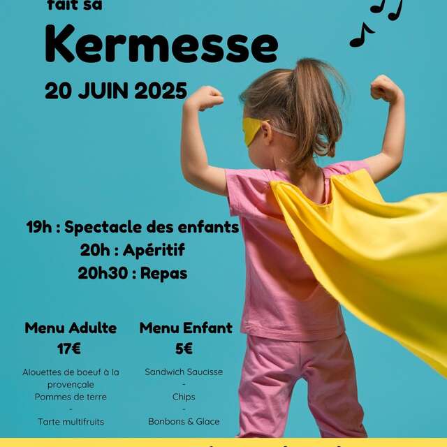 End-of-year school show and meal