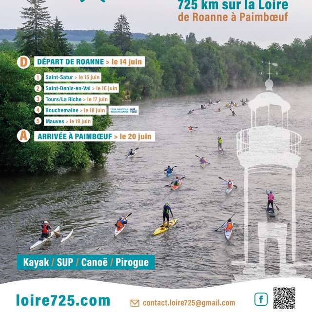 Loire 725 : course de pagaie