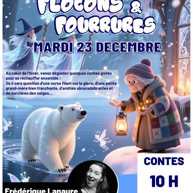 Contes " Flocons et Fourrures " par Frédérique Lanaure