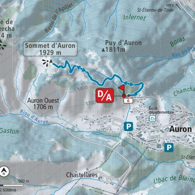 Randonnée raquettes Sommet Puy d'Auron