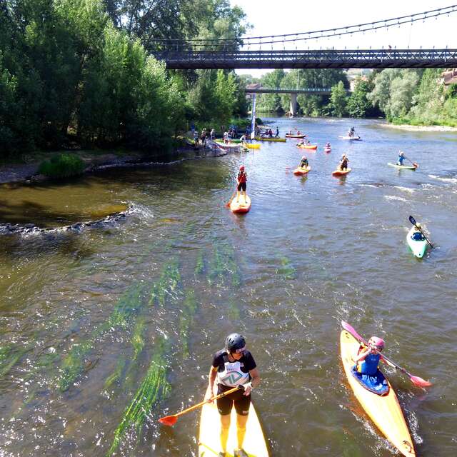 Activités nautiques à Longues : paddle cahuète et randonnée canoë