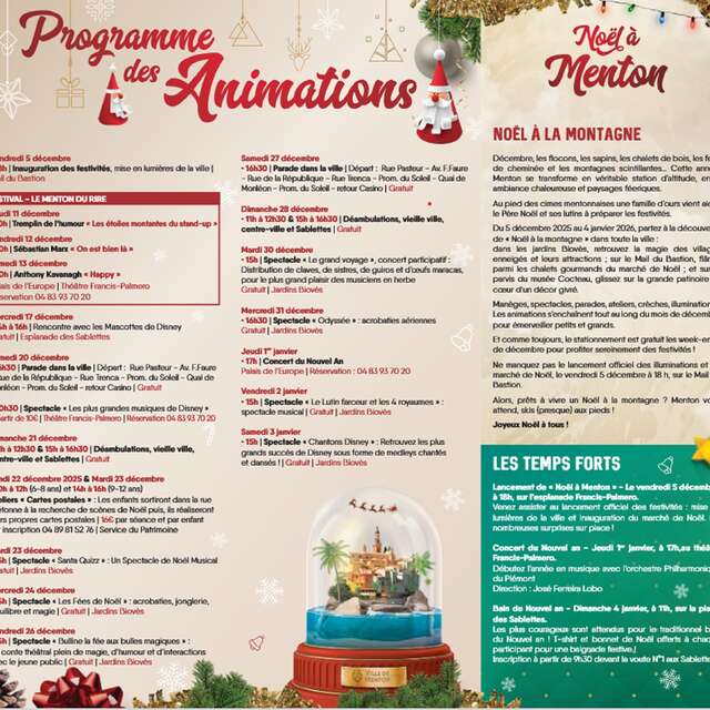 Christmas in Menton: A Christmas in the mountains