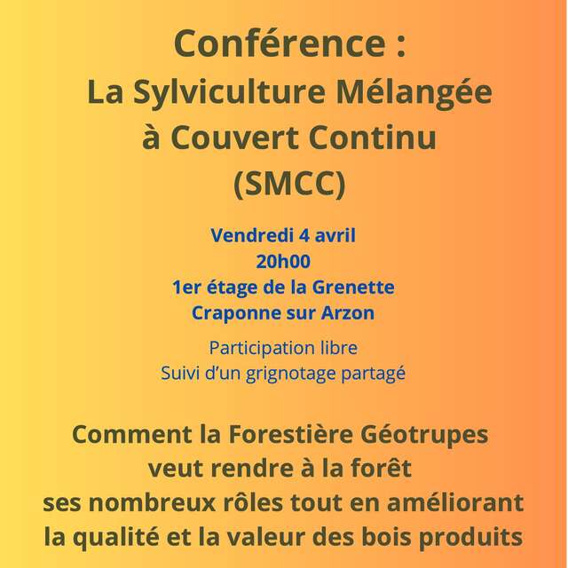 Conférence-débat et grignotage partagé