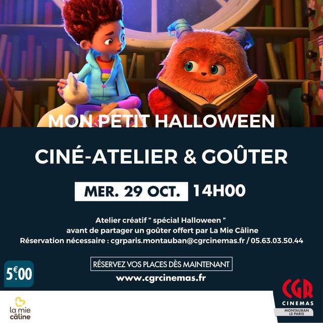 Ciné-atelier et goûter - MON PETIT HALLOWEEN