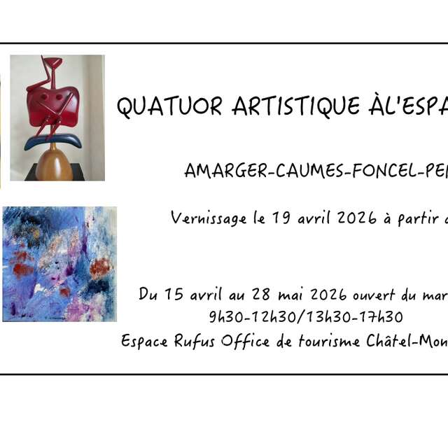 Vernissage du quatuor artistique